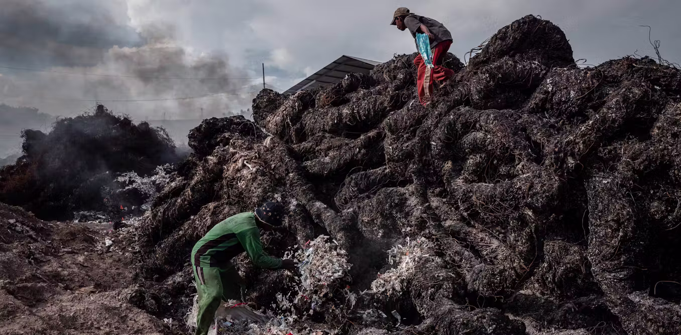 A lot of ‘recycled’ plastic is being burned overseas – and causing widespread pollution linked to health problems