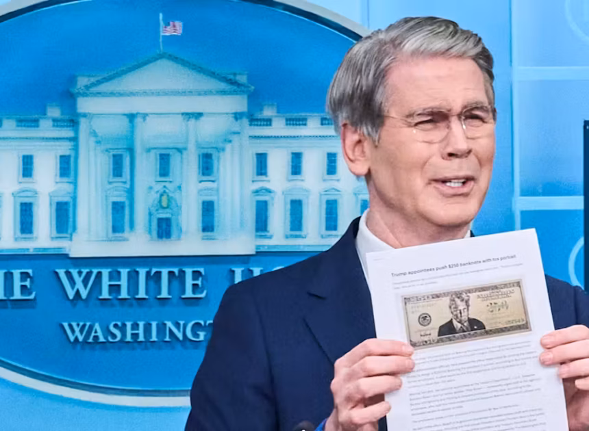 Featuring Trump on US coins and bills would put America in rare company