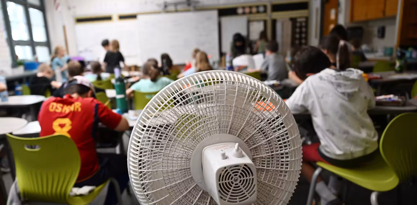 It’s getting hotter in classrooms and on playgrounds – schools aren’t ready to handle extreme temperatures