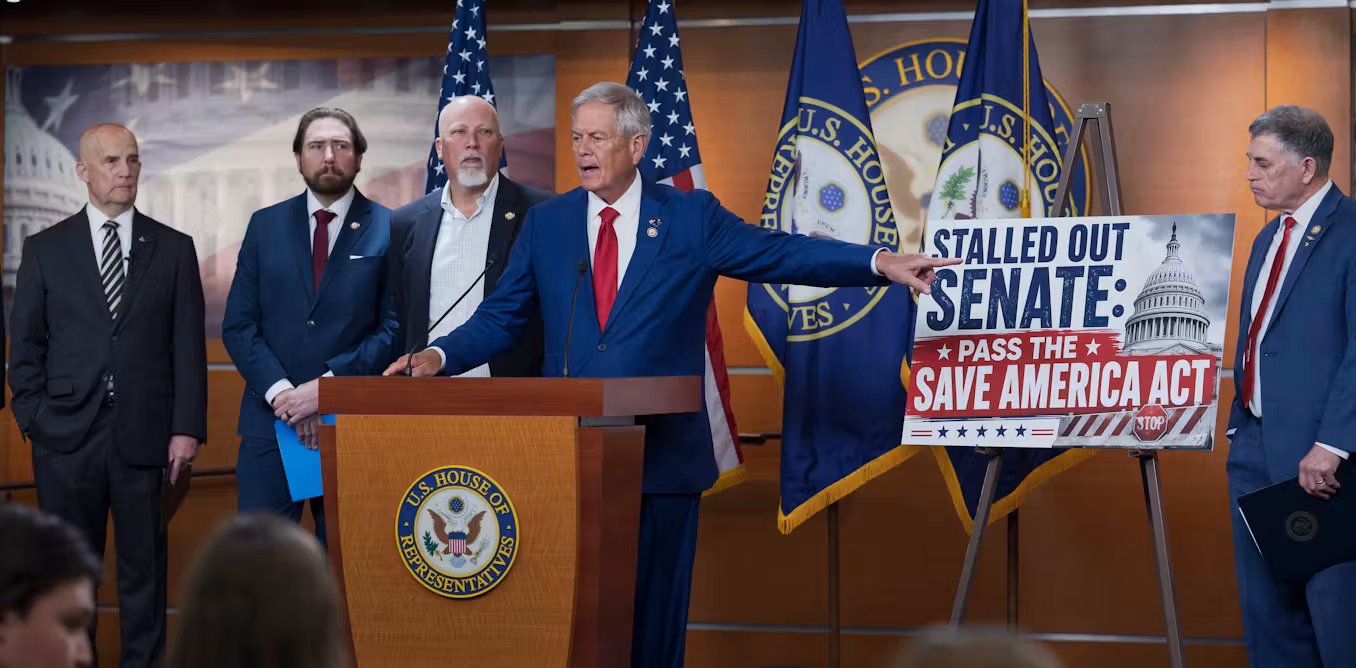 Republicans control Congress, so why is Trump’s SAVE America Act stuck?