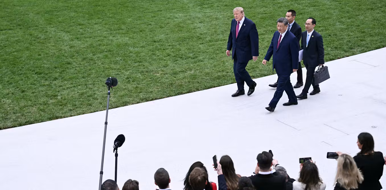 Trump frames unregulated AI as a way to keep ahead of China – but in fact, it harms US national security
